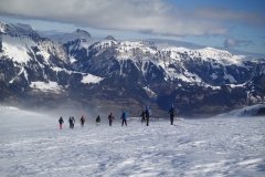 Schneeschuhtour aufs Niderhore, März 2019